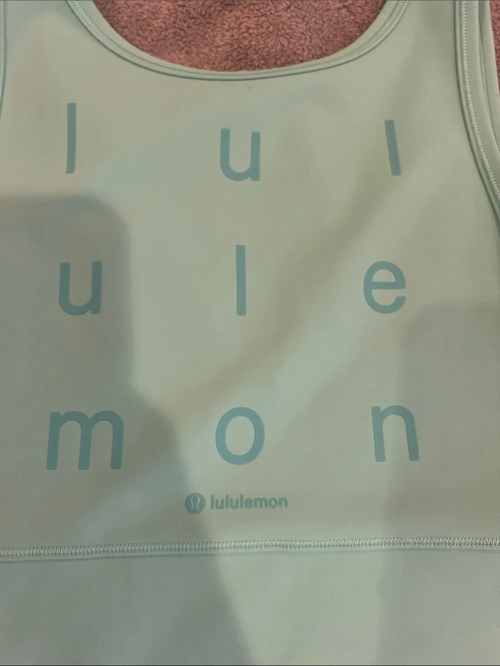 lululemon athletica Mint Green Cropped Tank Top